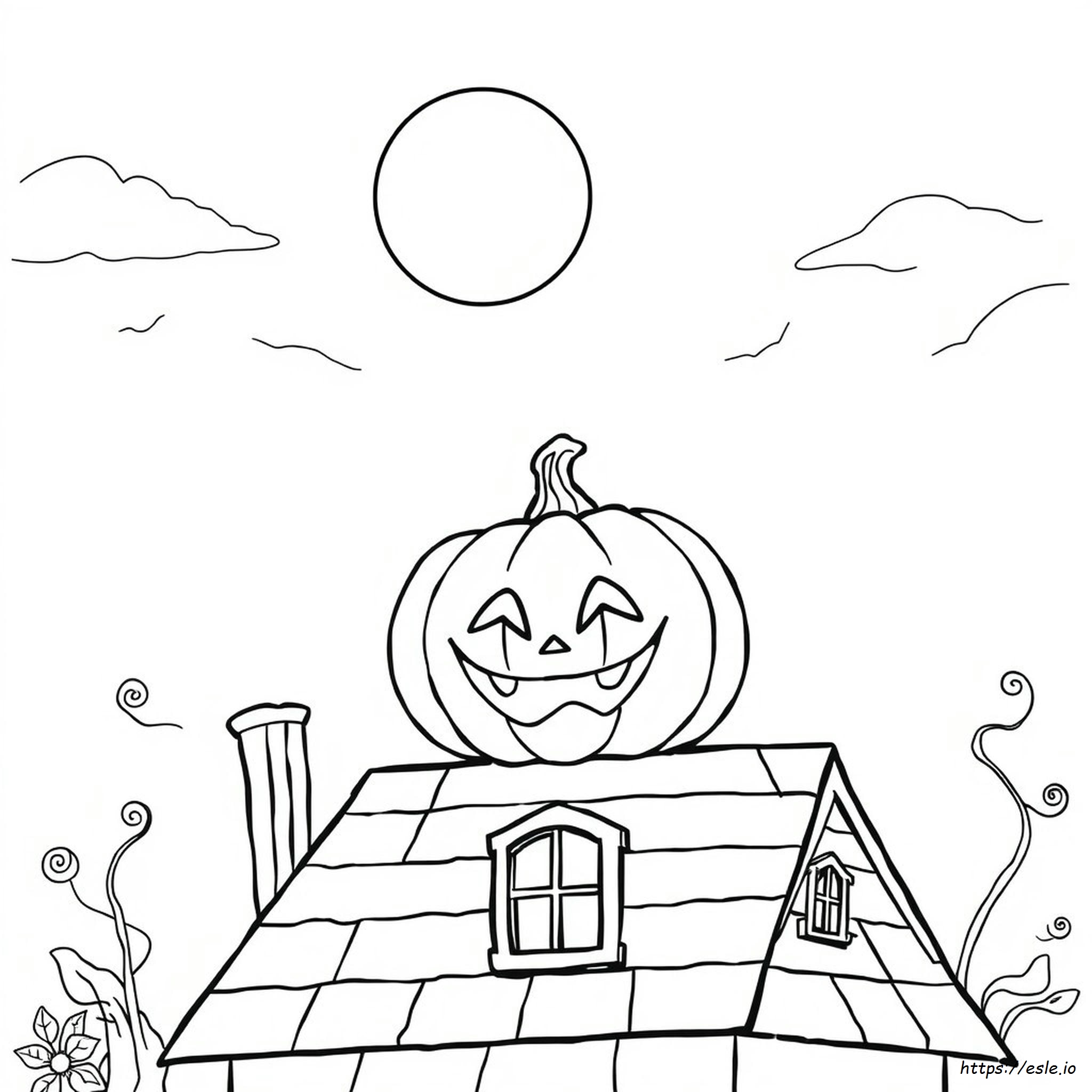 Páginas Para Colorear De Feliz Halloween Para Imprimir