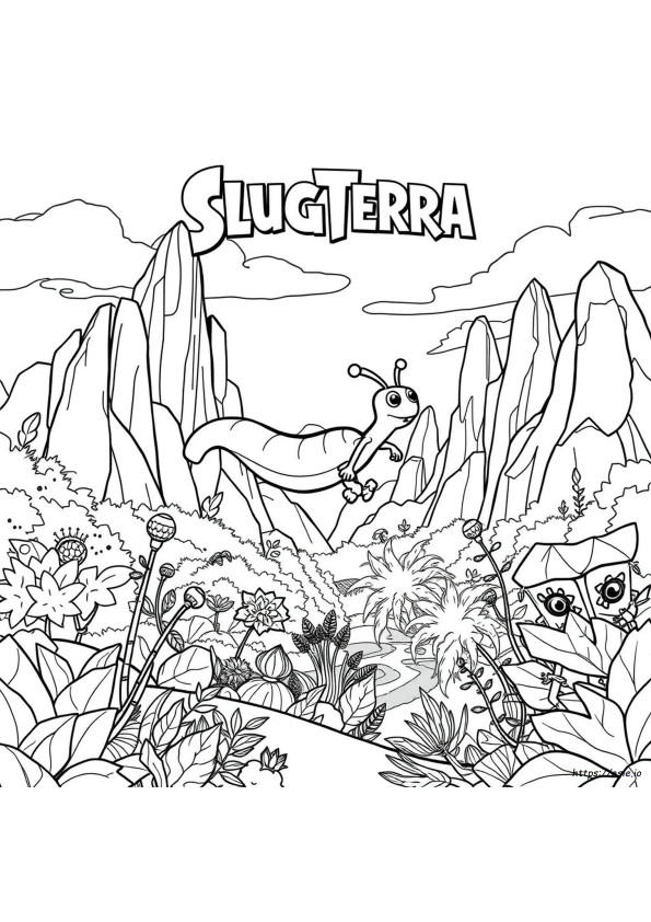 Slugterra Színezőkönyv