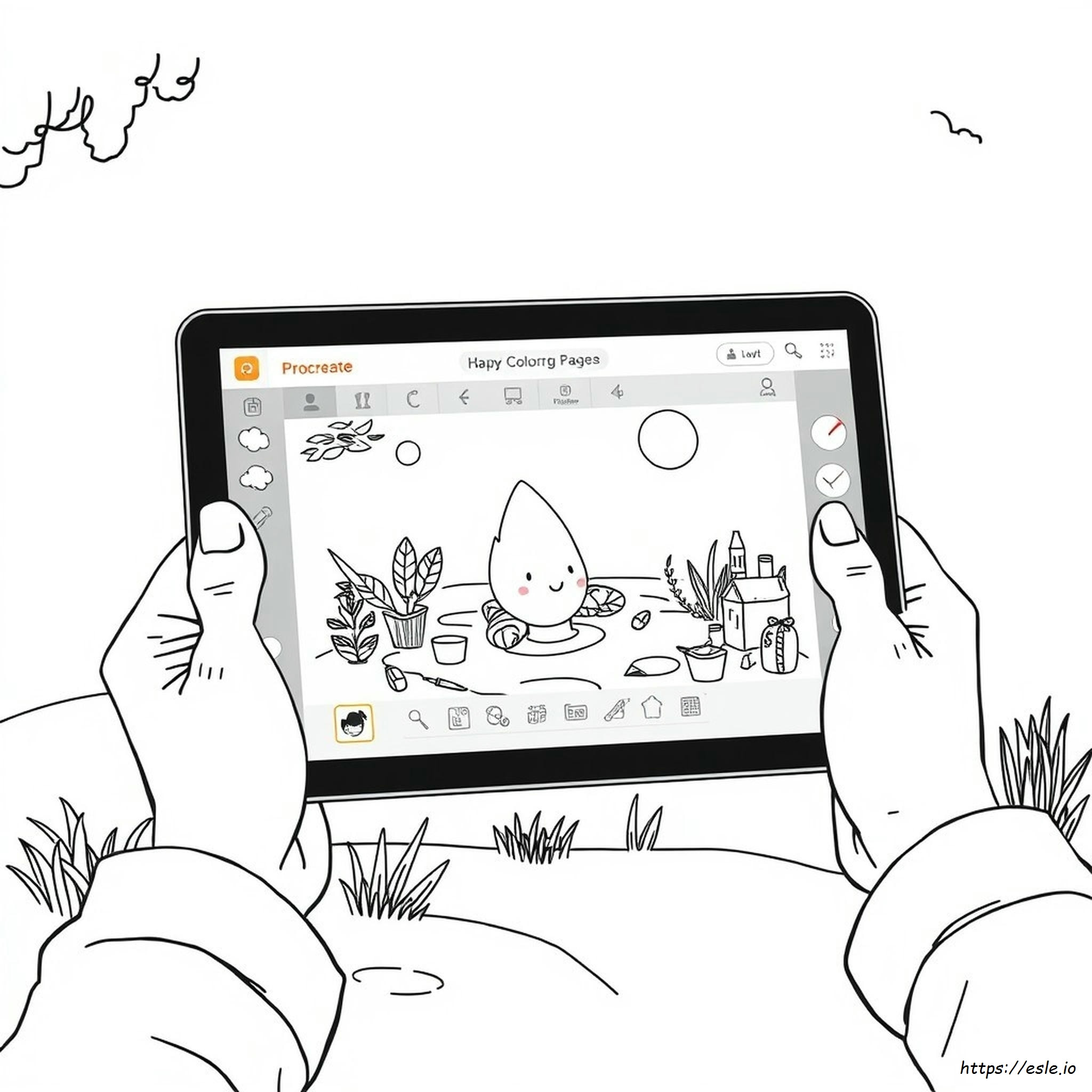 Hoe Kleurplaten Te Gebruiken In Procreate kleurplaat