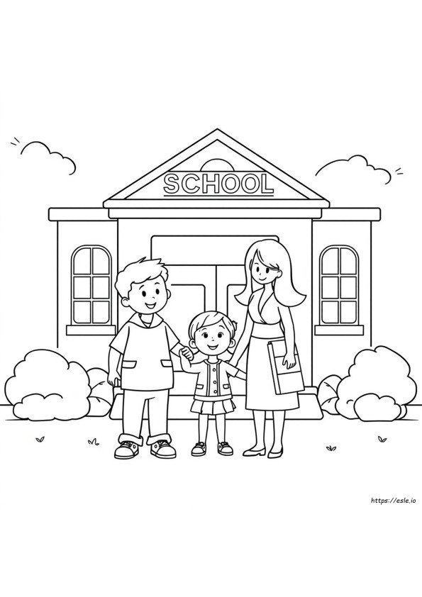 Gambar Mewarnai Keamanan Pra-Sekolah
