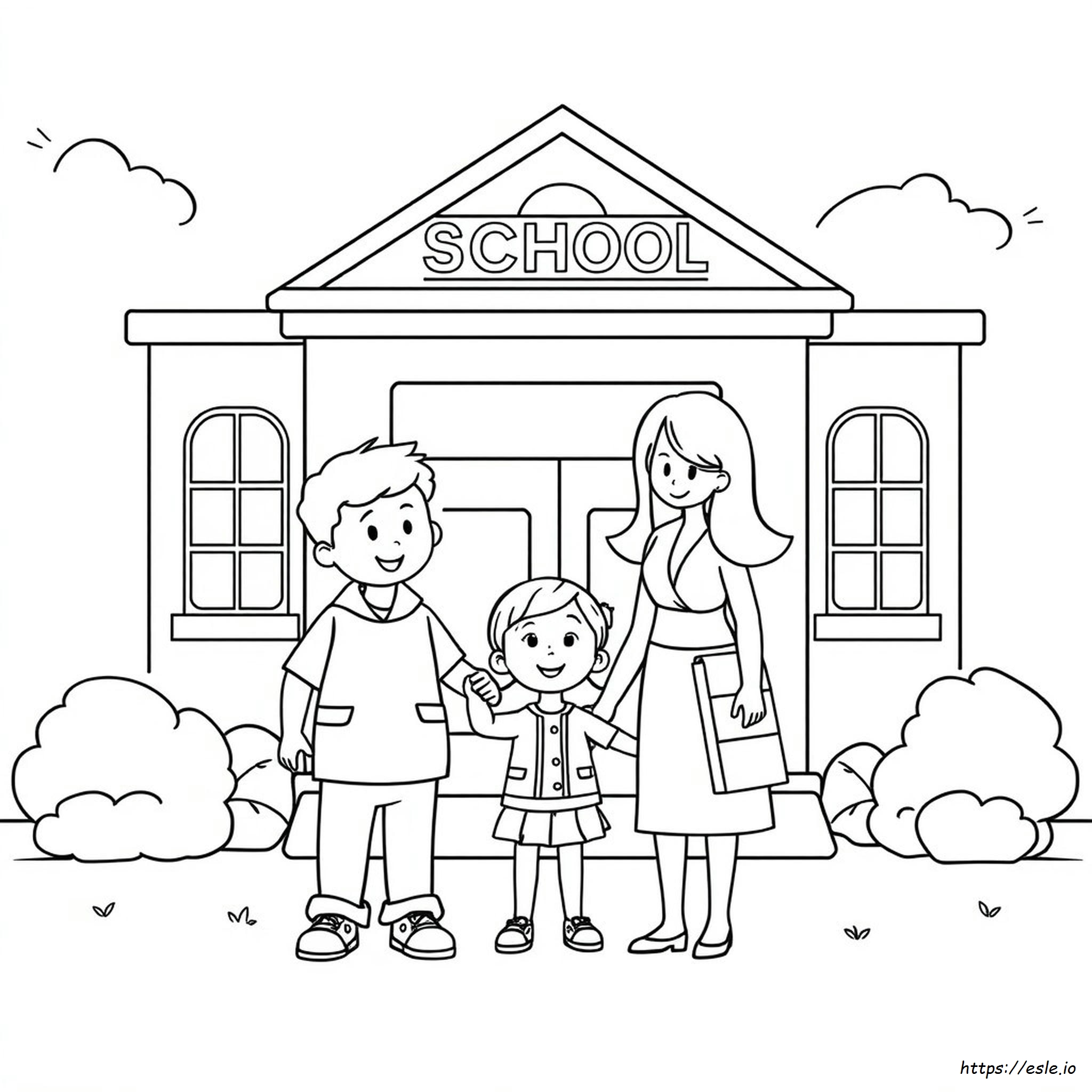 Preschool Safety Coloring Pages