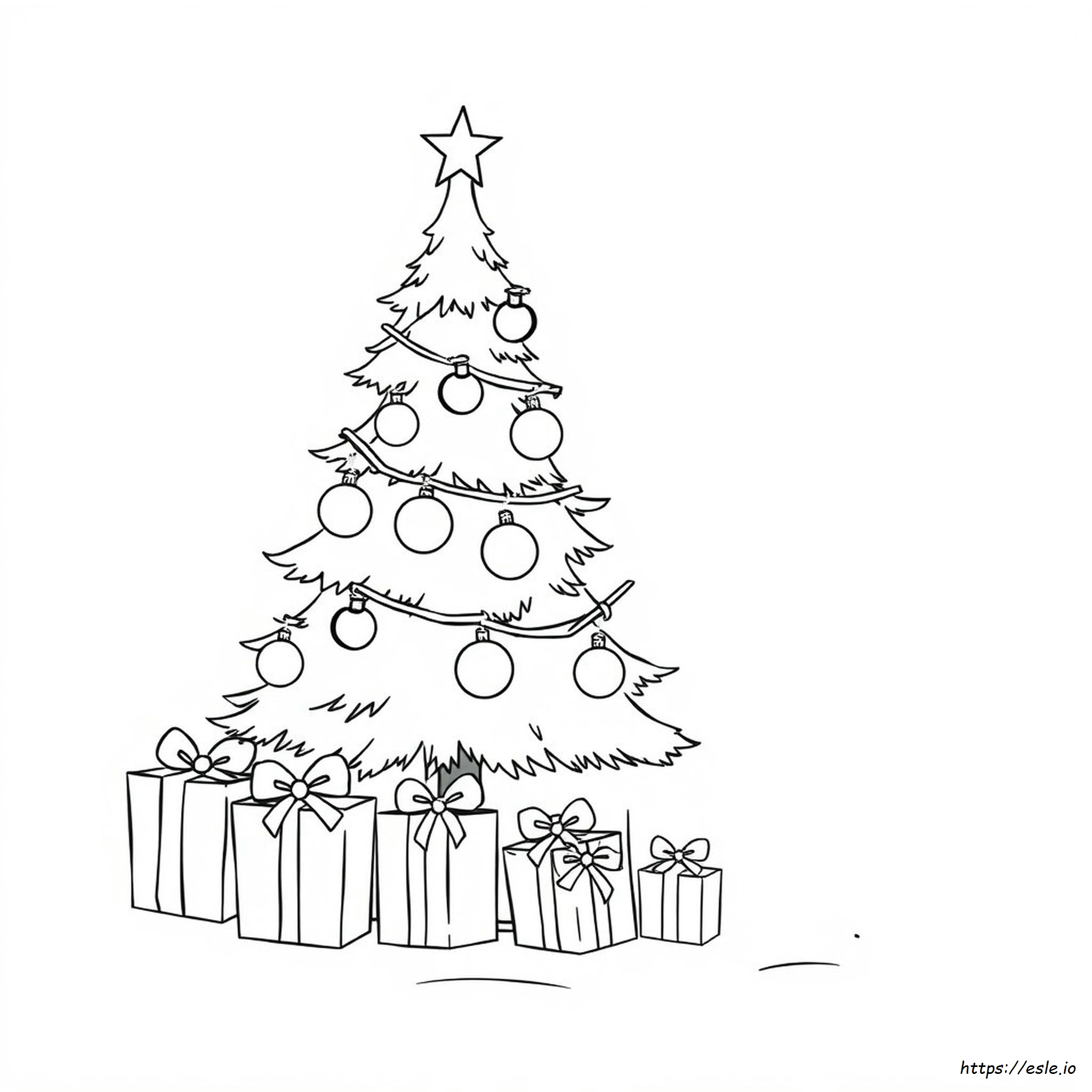 Christmas Coloring Activity For Kindergarten