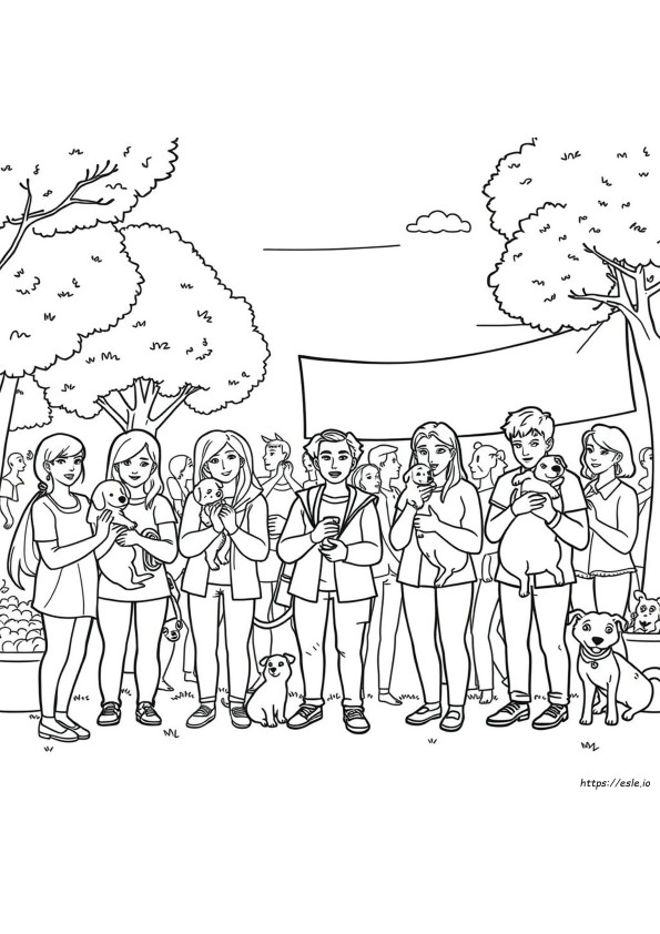 Humane Society Coloring Pages