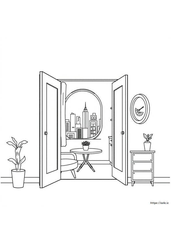 Apartemen Mewarnai