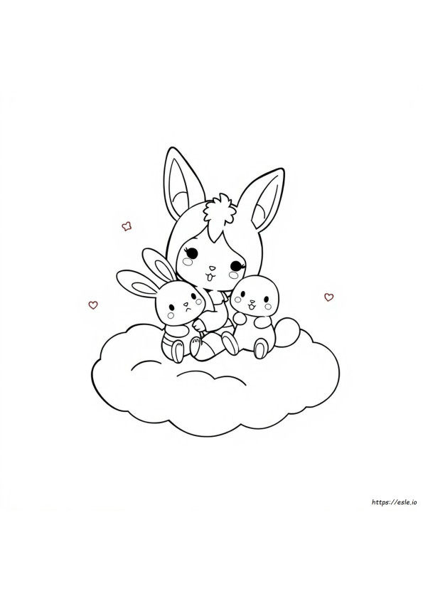 Free Printable Kuromi Coloring Pages