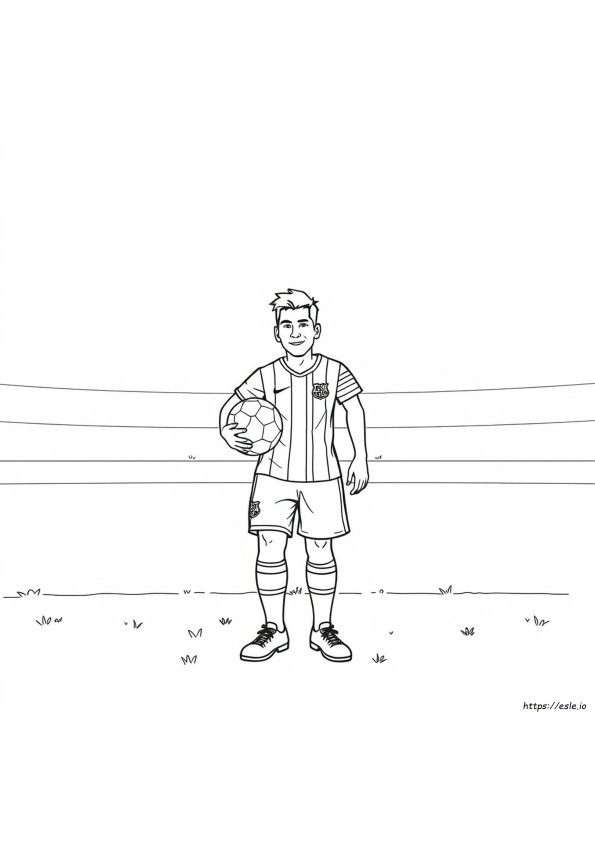 Messi Coloring Book