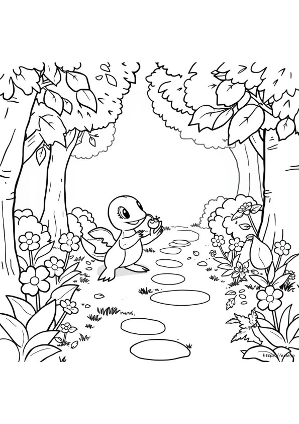 Snivy Da Colorare