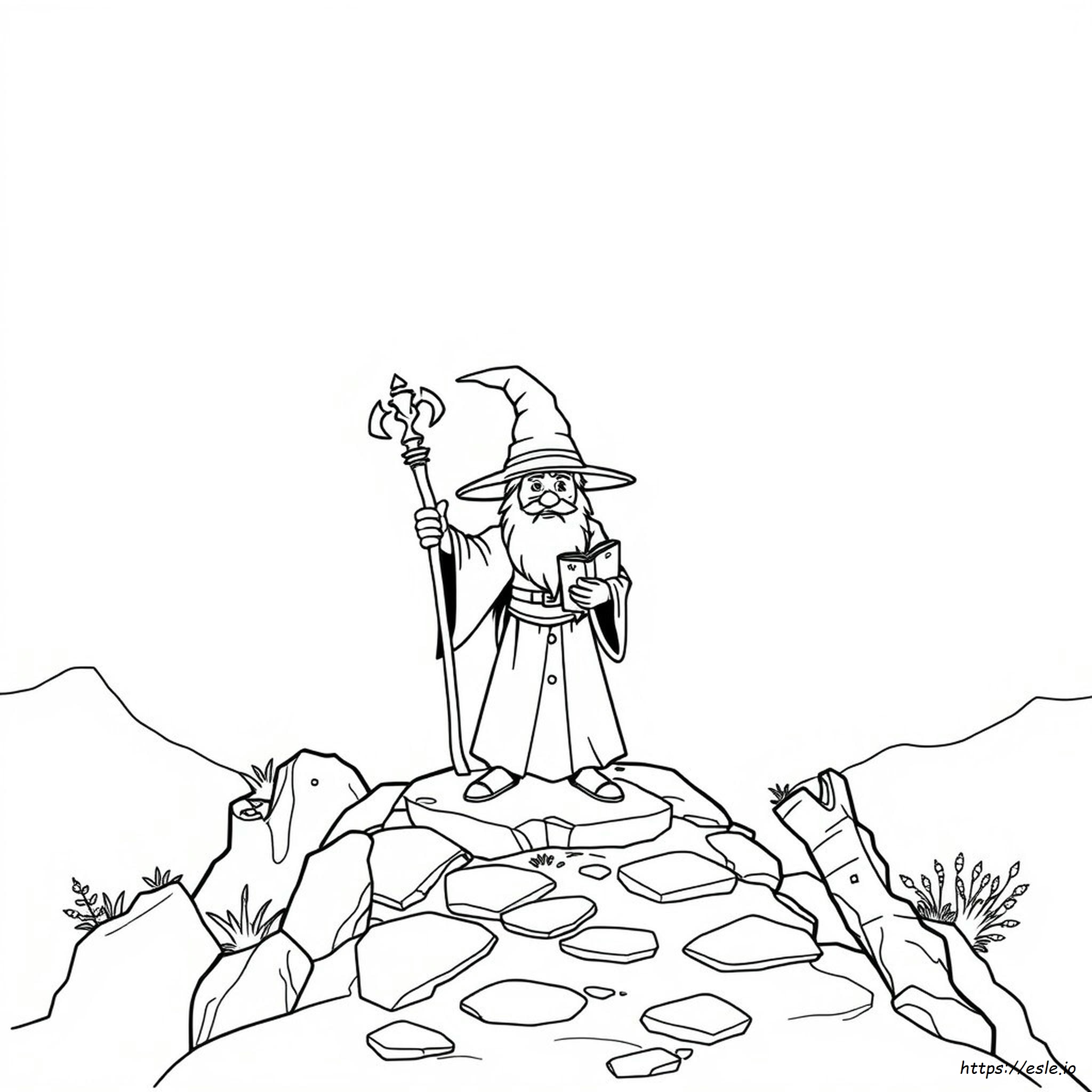 Coloring Pages Of Wizards