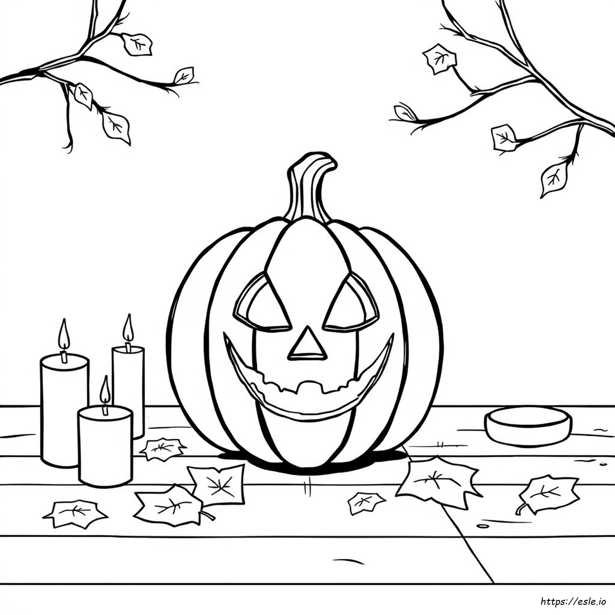 Disegni Di Zucche Di Halloween Da Colorare