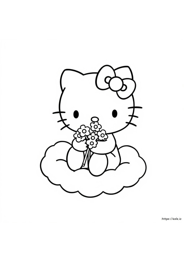 Hello Kitty Coloring Pges