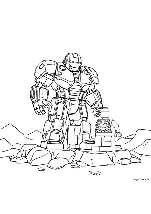 Hulkbuster Lego Iron Man Ausmalbilder