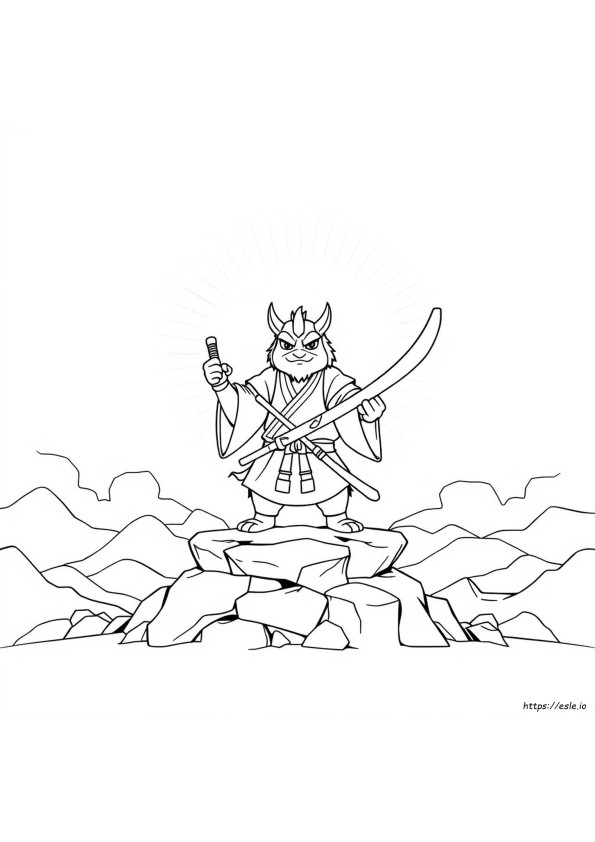 Gigantamax Urshifu Coloring Page