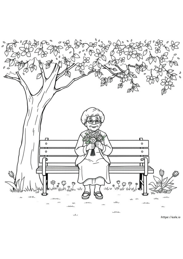 Nonna Festa Della Mamma Disegni Da Colorare