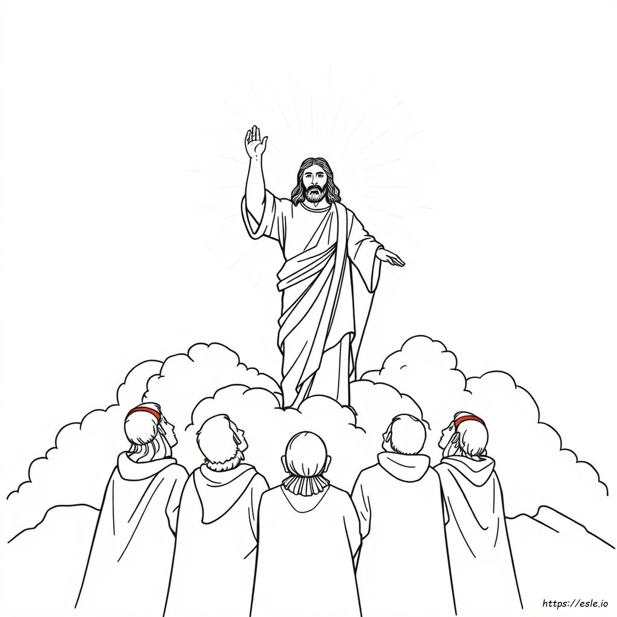 Ascension Himmelfahrt Coloring Hemelvaart Ascensione Testament Colorare Ascension Himmelfahrt Coloring Hemelvaart Ascensione Testament Colorare