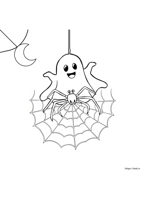 Ghost Spider Coloring Sheet