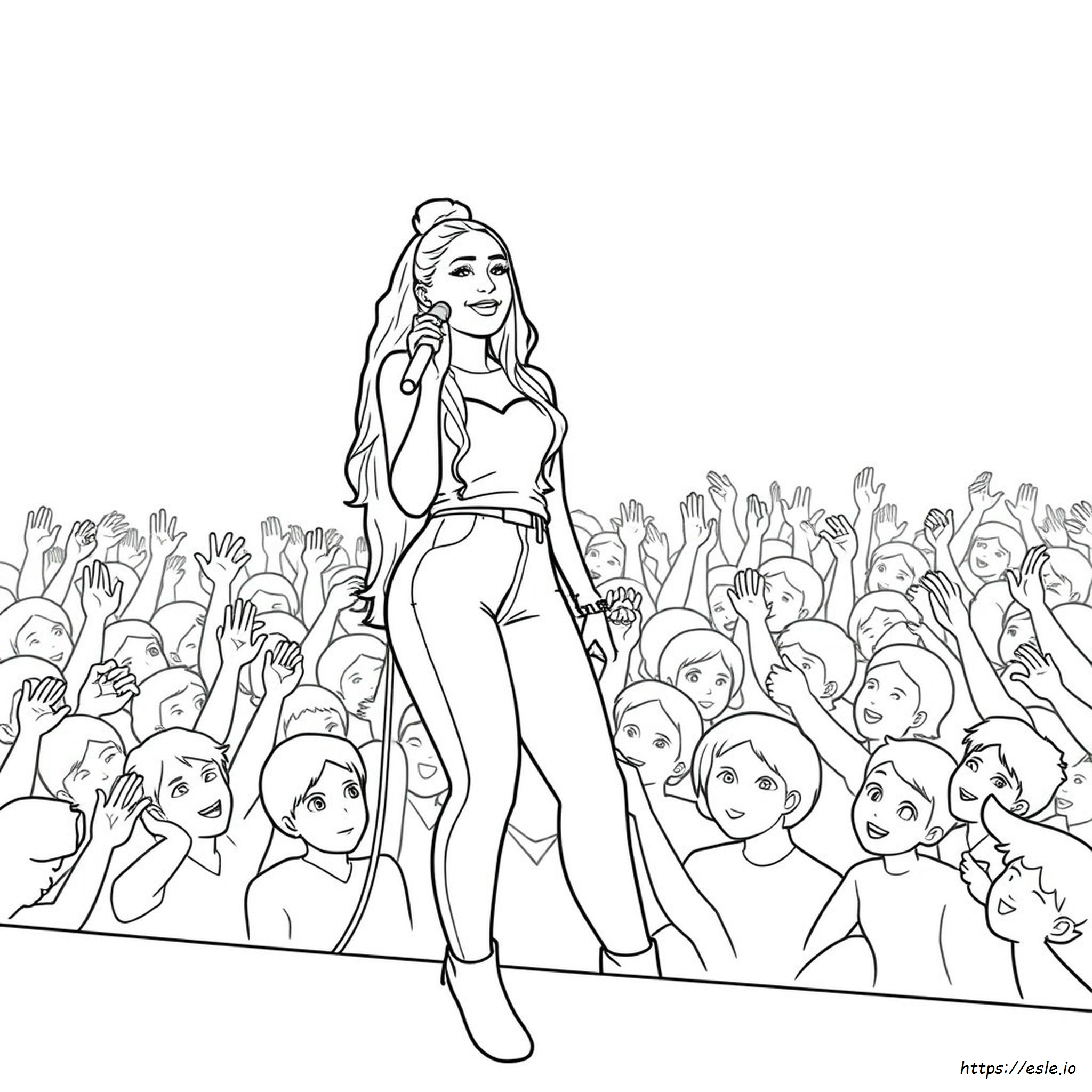 Dibujos De Ariana Grande Para Colorear