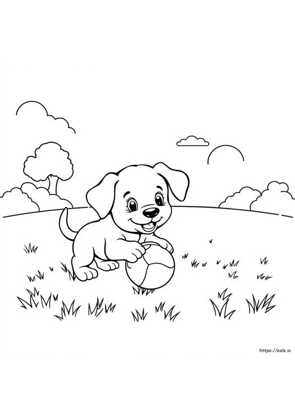 Puppy Colouring Pages Free