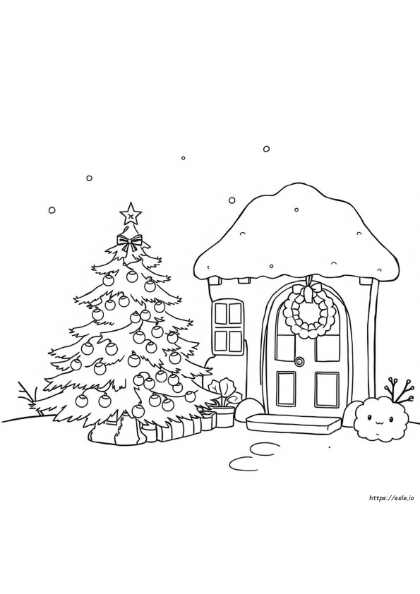 Christmas Colouring Banner
