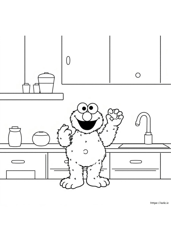 Coloriage Monstre Cookie