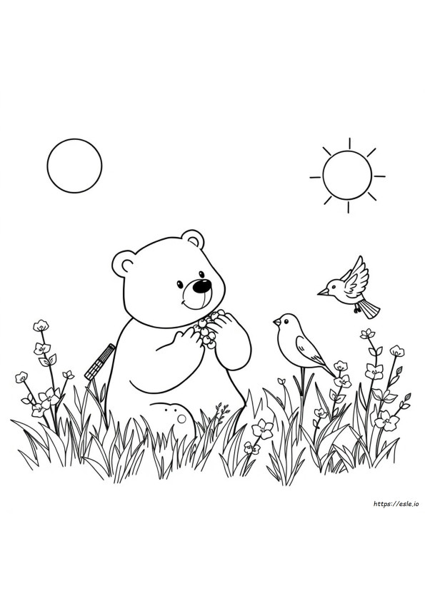 Share Bear Coloring Pages