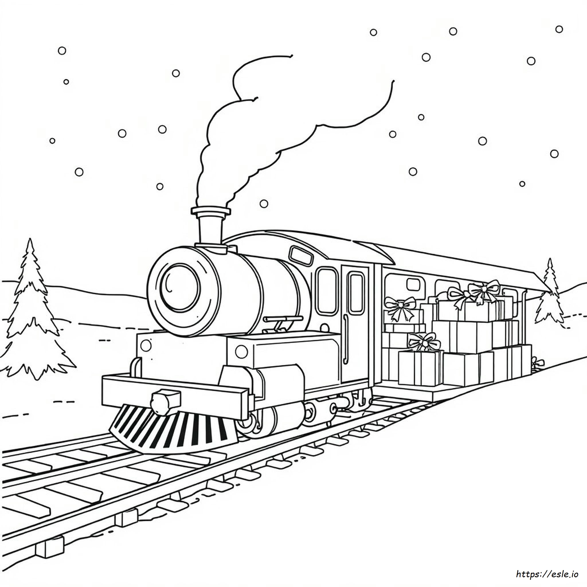 Free Polar Express Coloring Pages