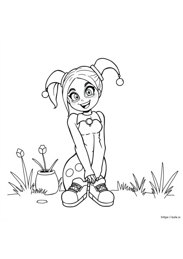Kolorowanka Harley Quinn