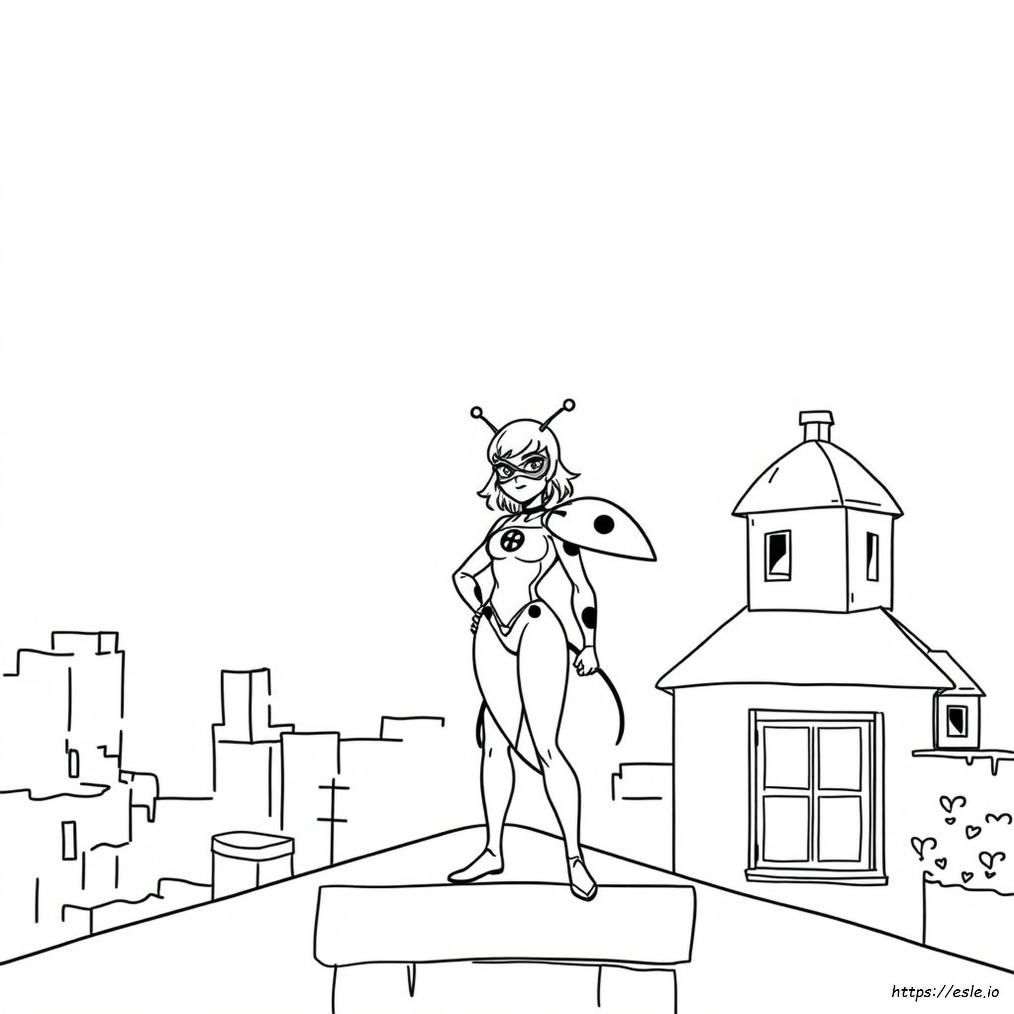 Ladybug And Cat Noir Coloring Pages Free