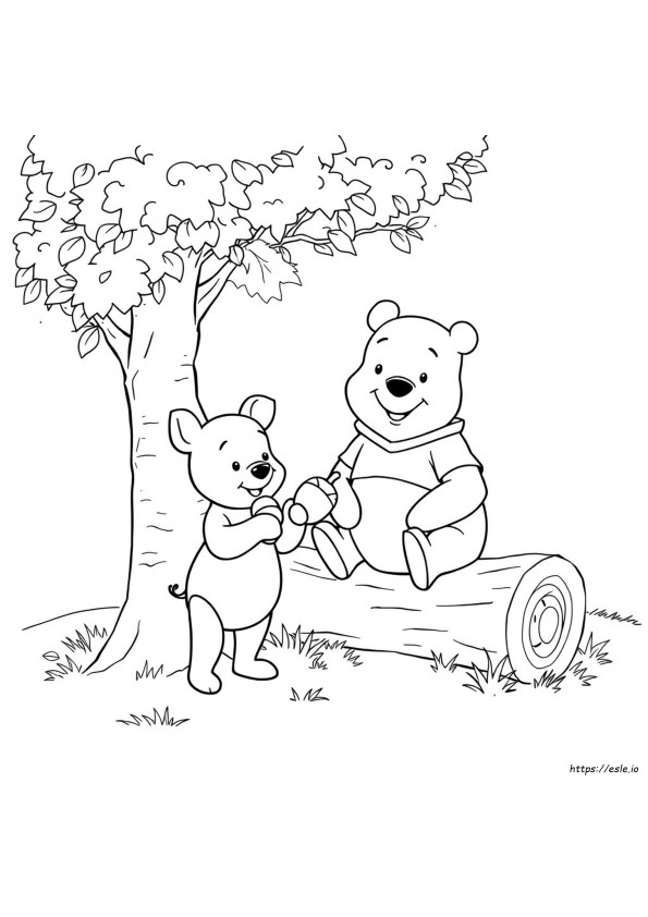 Pimpi E Pooh Disegni Da Colorare