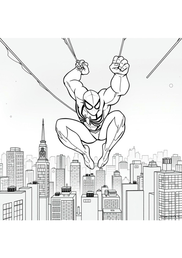 Coloriage Spider-Hulk À Imprimer