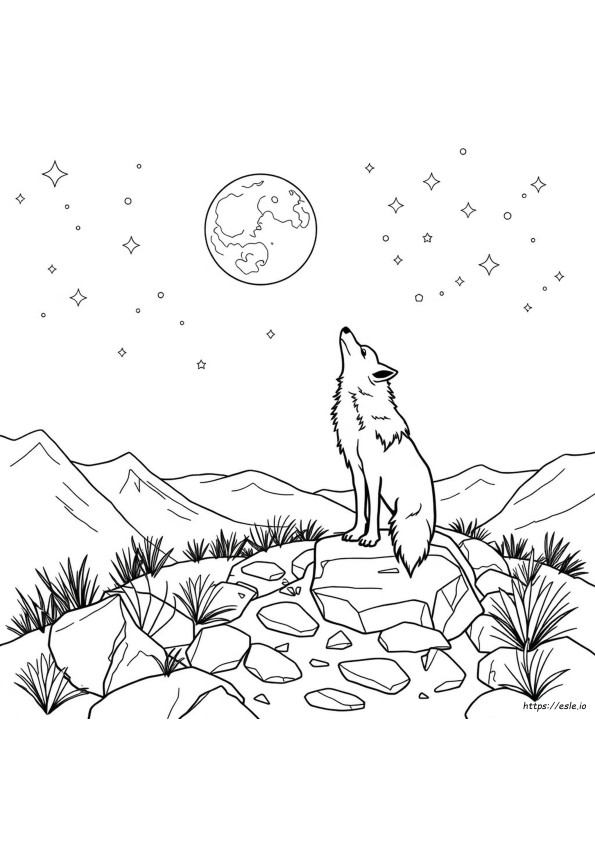 Kleurplaten Van Coyotes