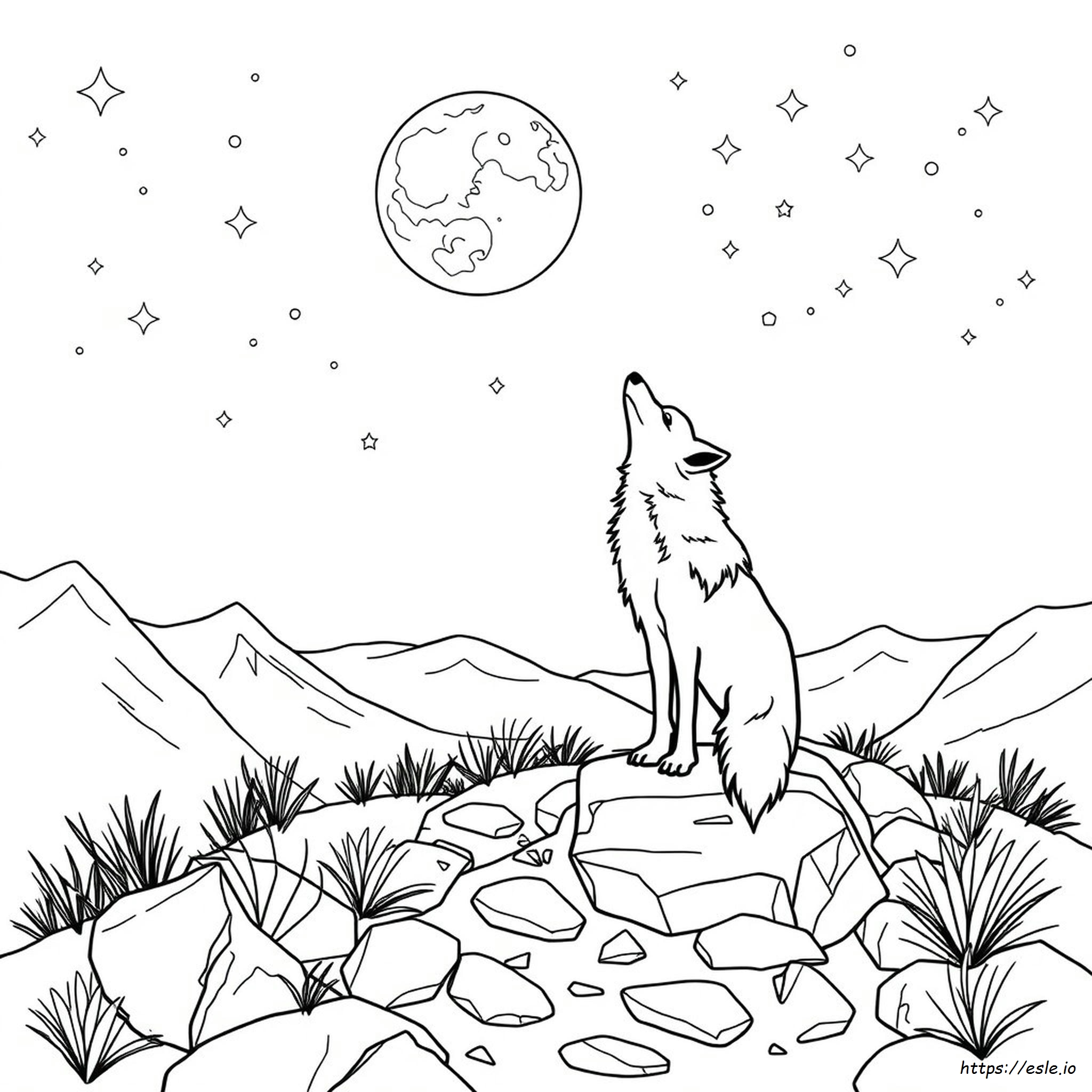 Coloring Pictures Of Coyotes
