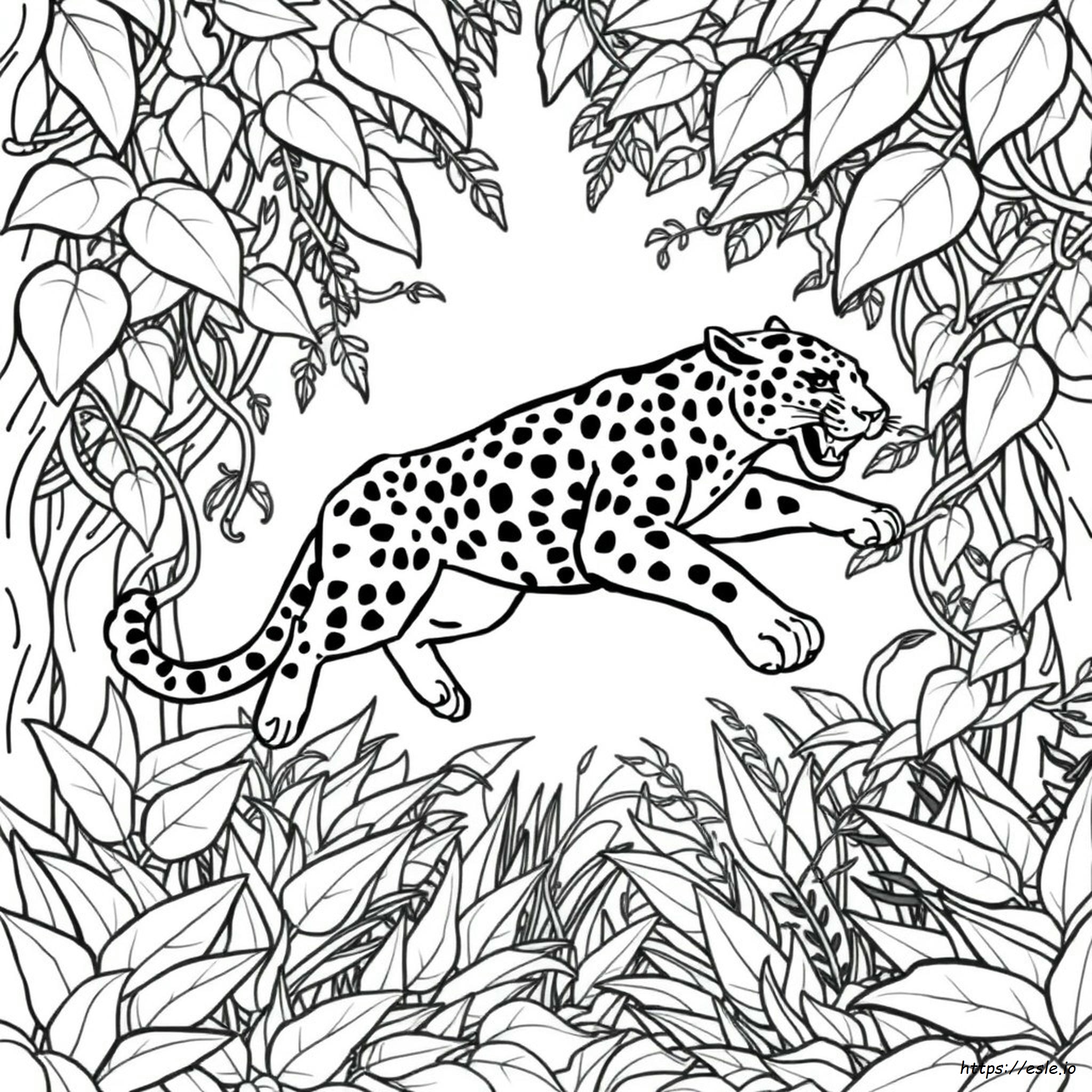 Jungle Fury Para Colorear