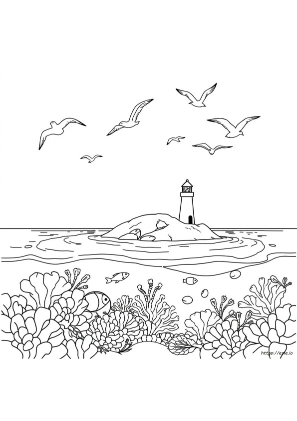 Ocean Colouring Page