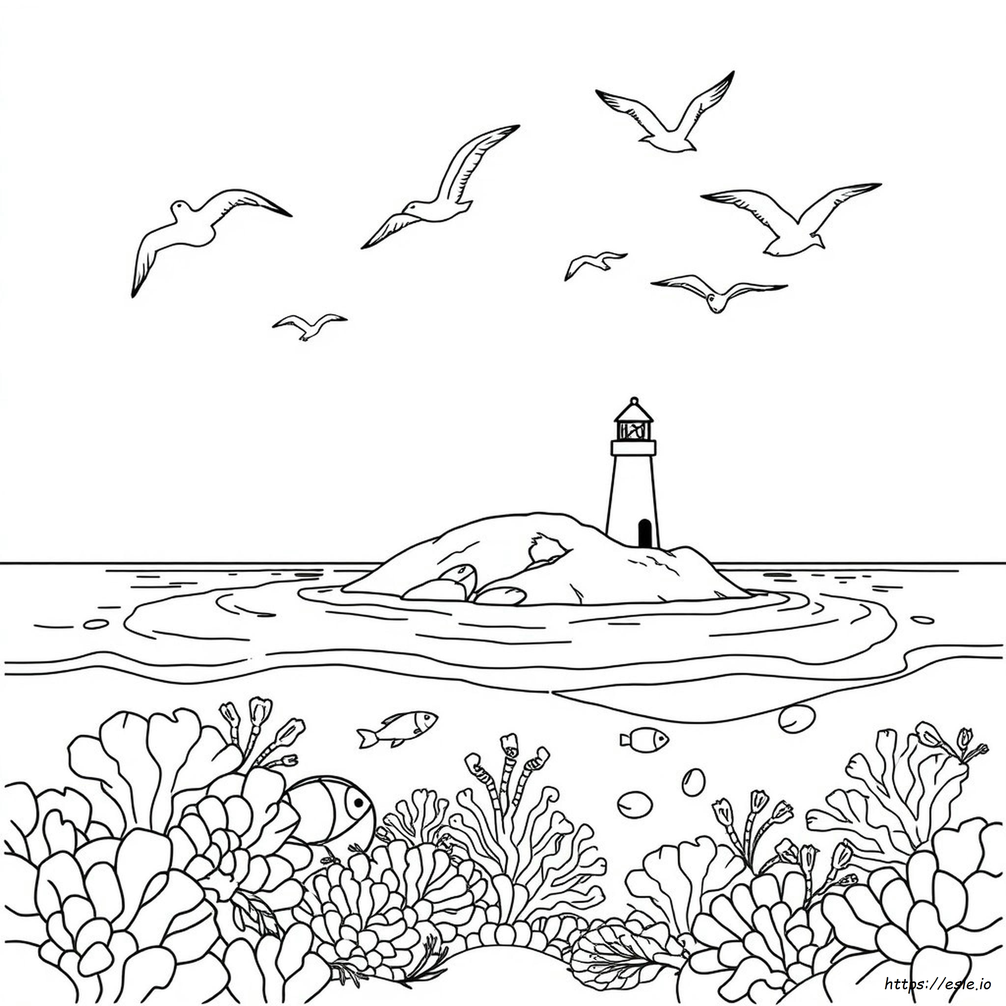 Coloriage Océan