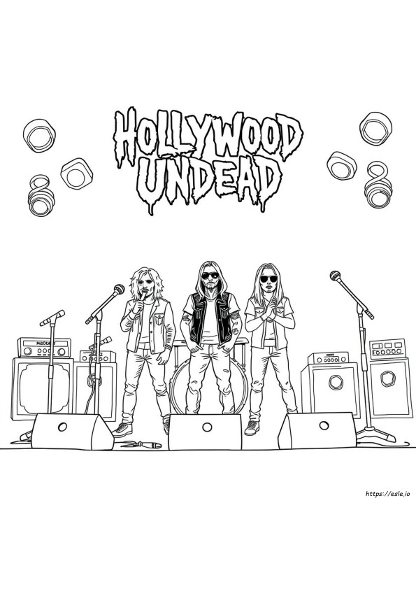 Hollywood Undead Coloring Pages