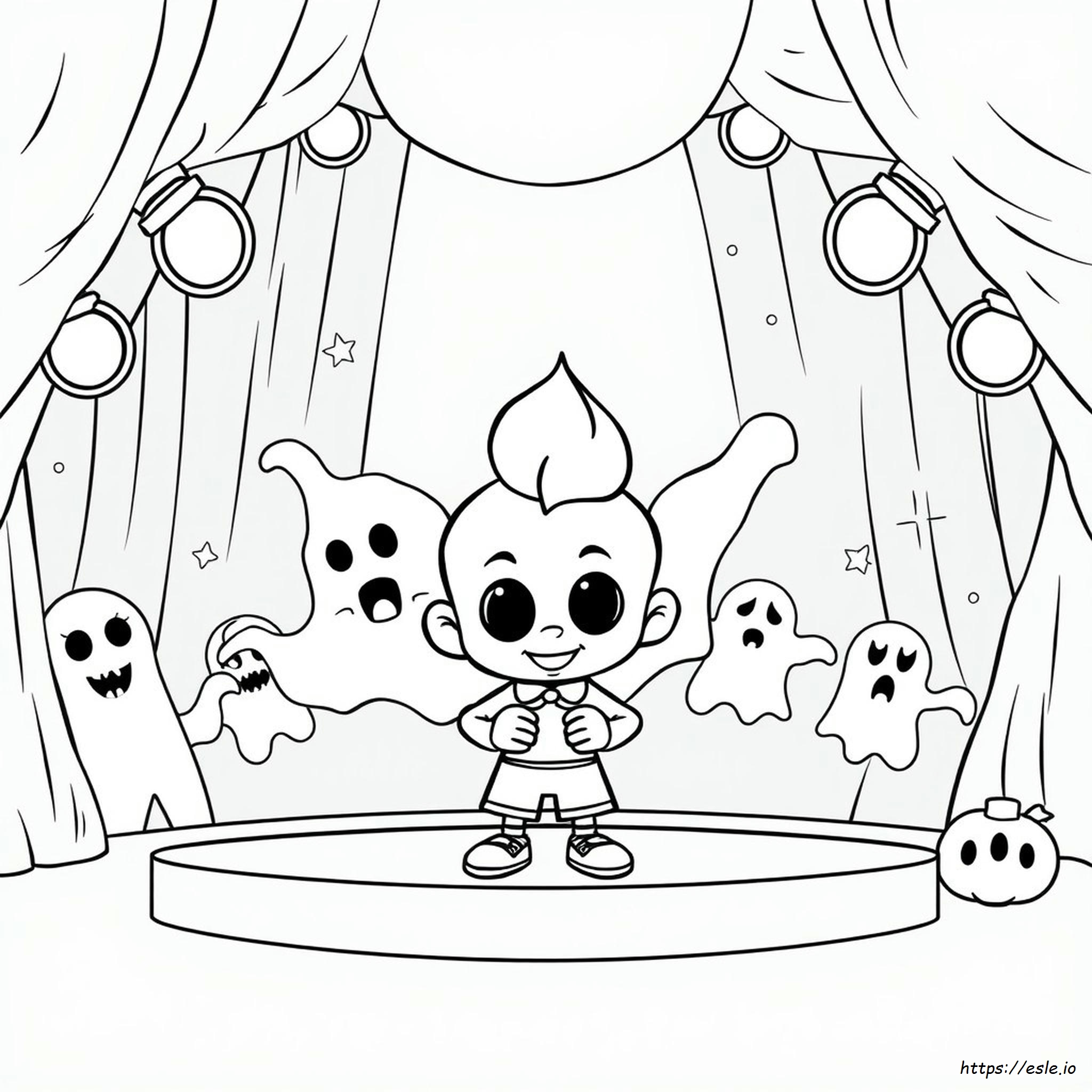 Sprunki Coloring Pages Scary