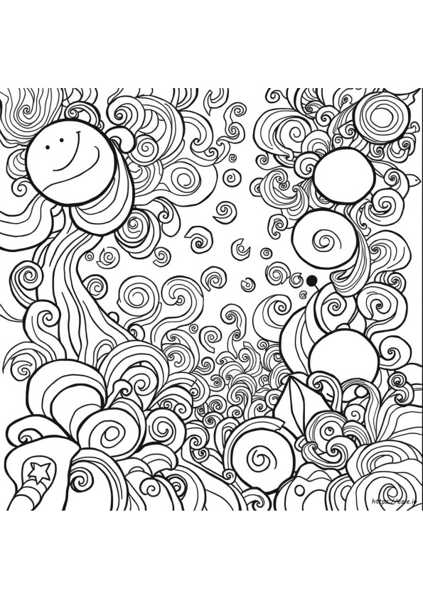 Psychadelic Coloring Pages