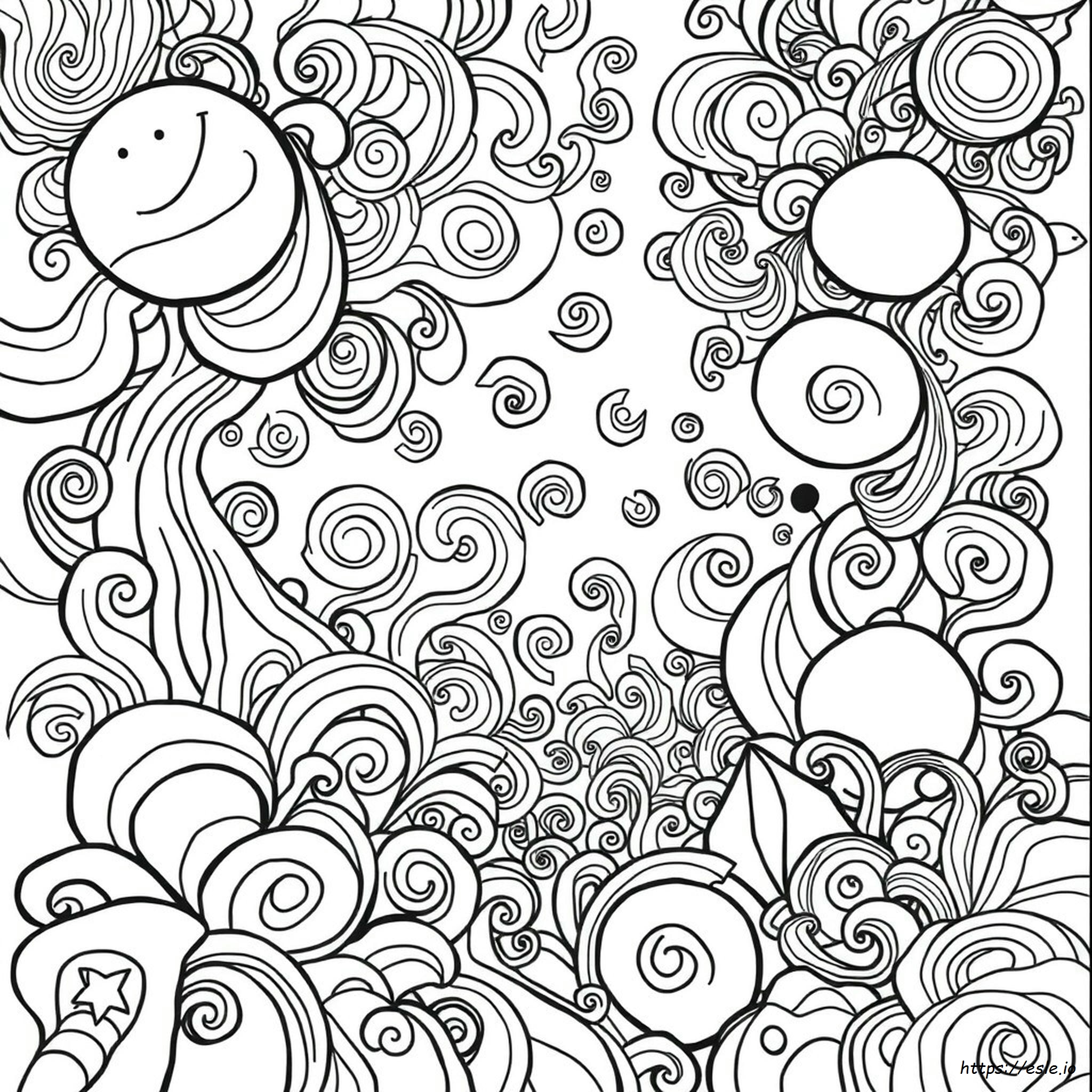 Psychadelic Coloring Pages