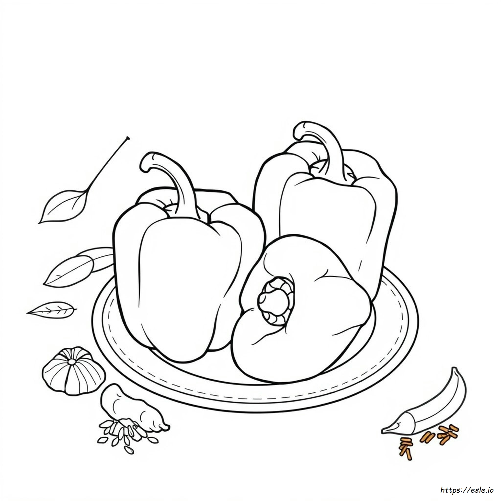 Colored Bell Pepper Indian Recipes