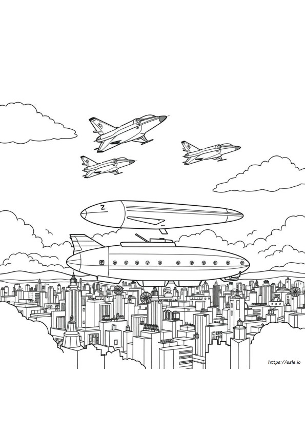 Thunderbirds Kleurplaten
