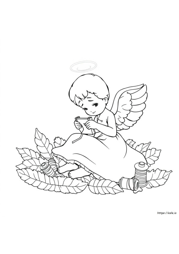 Angel Stitch Coloring Pages