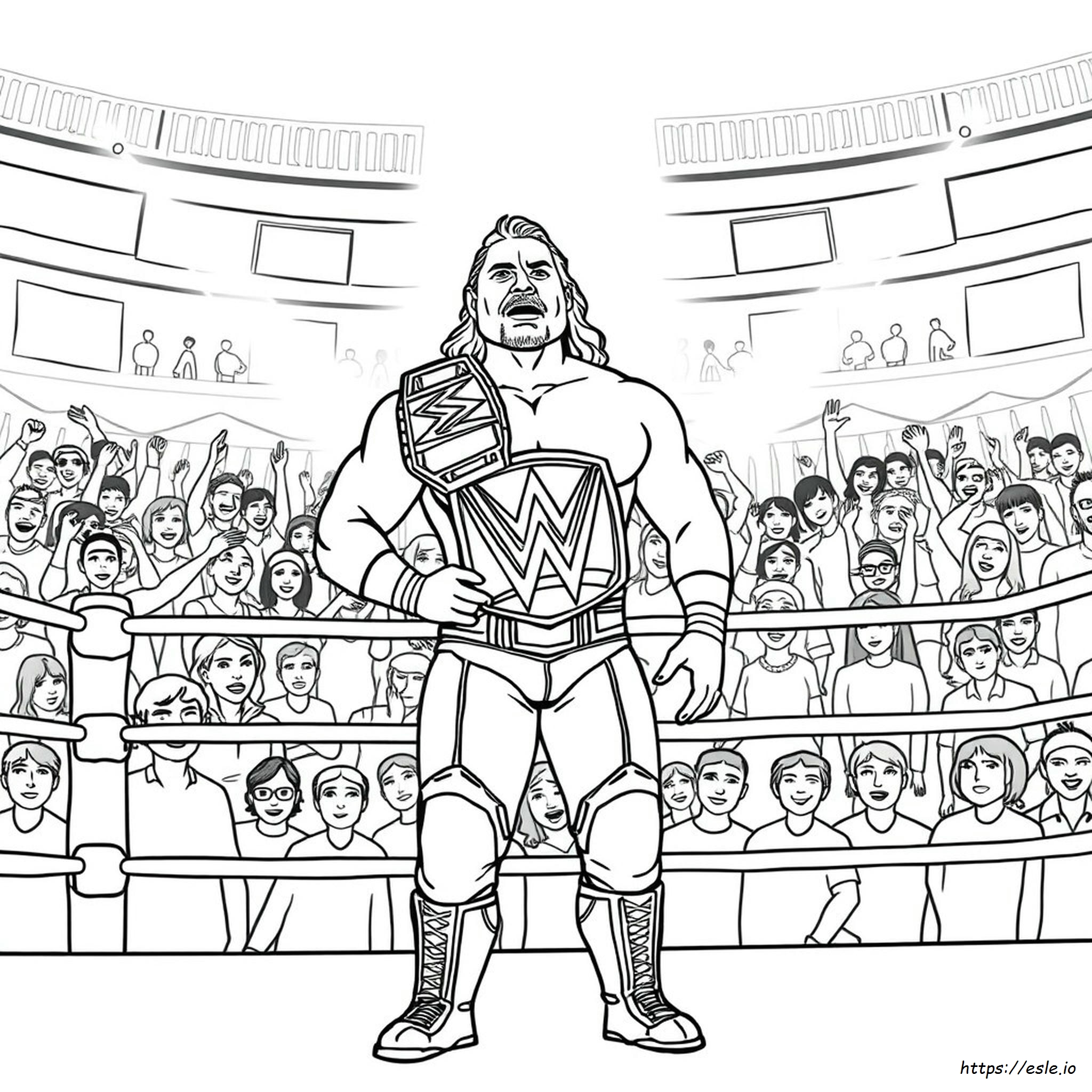 Estrellas De La Wwe Para Colorear
