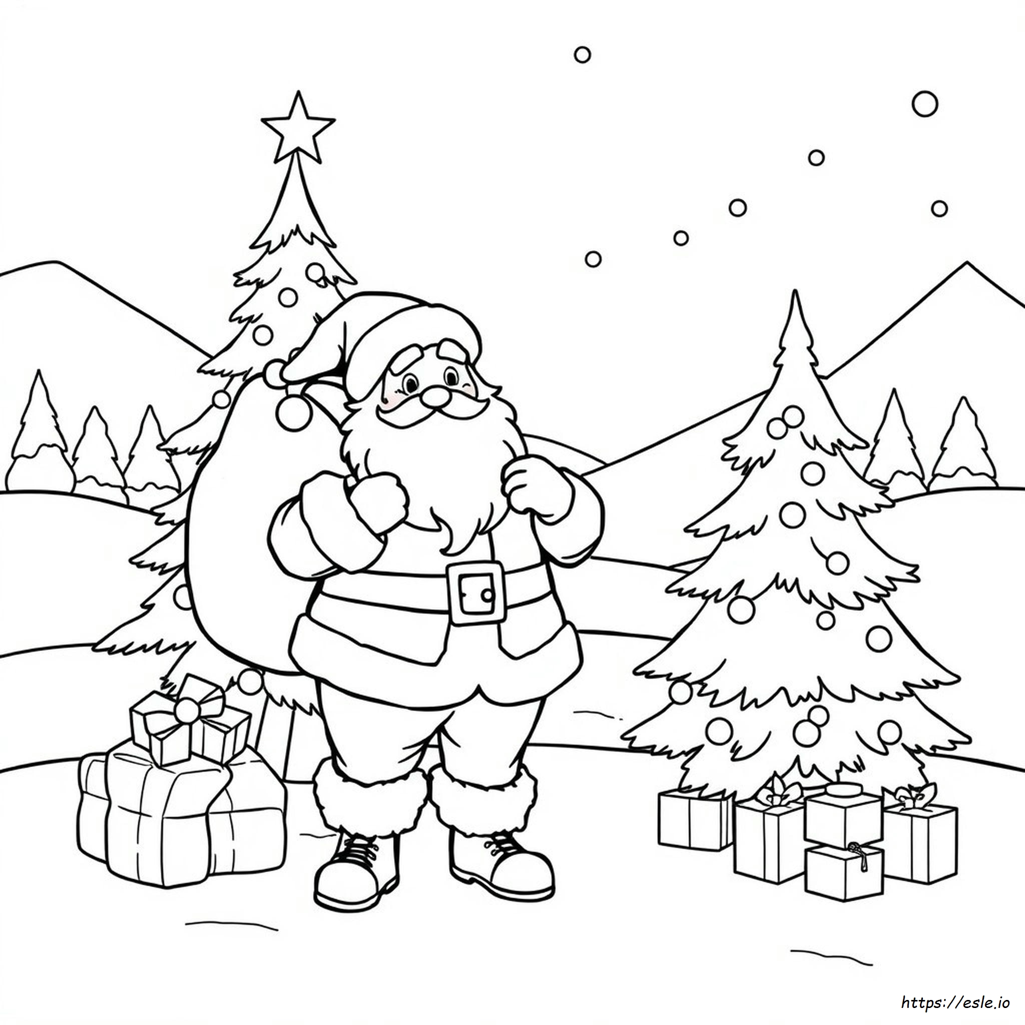 Santa Claus Coloring Pages To Print