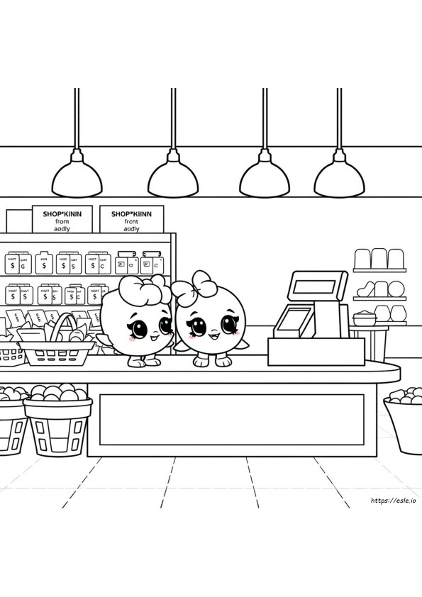 Tam Boy Shopkins Boyama Sayfaları