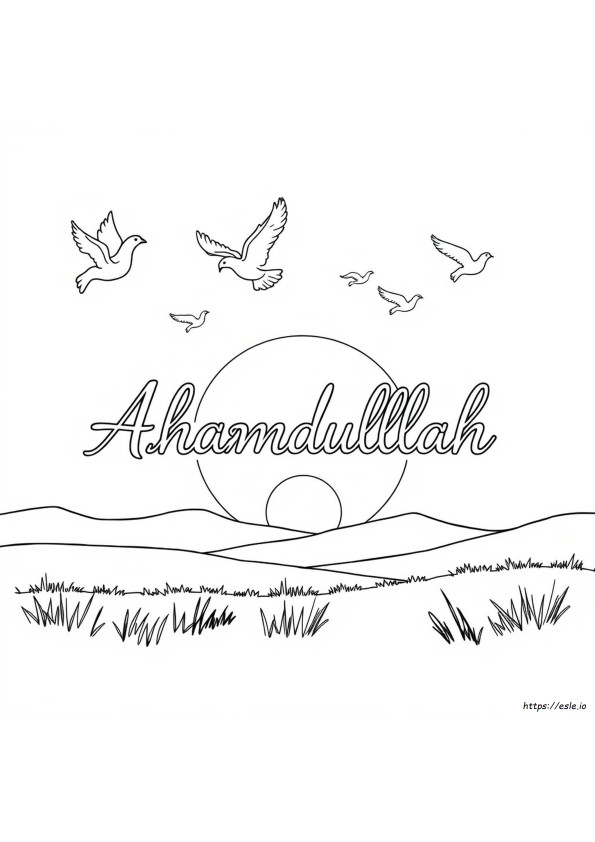 Alhamdulillah Para Colorir