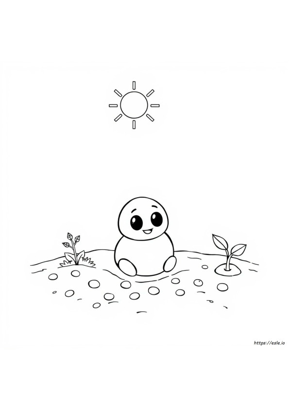Bad Seed Coloring Page