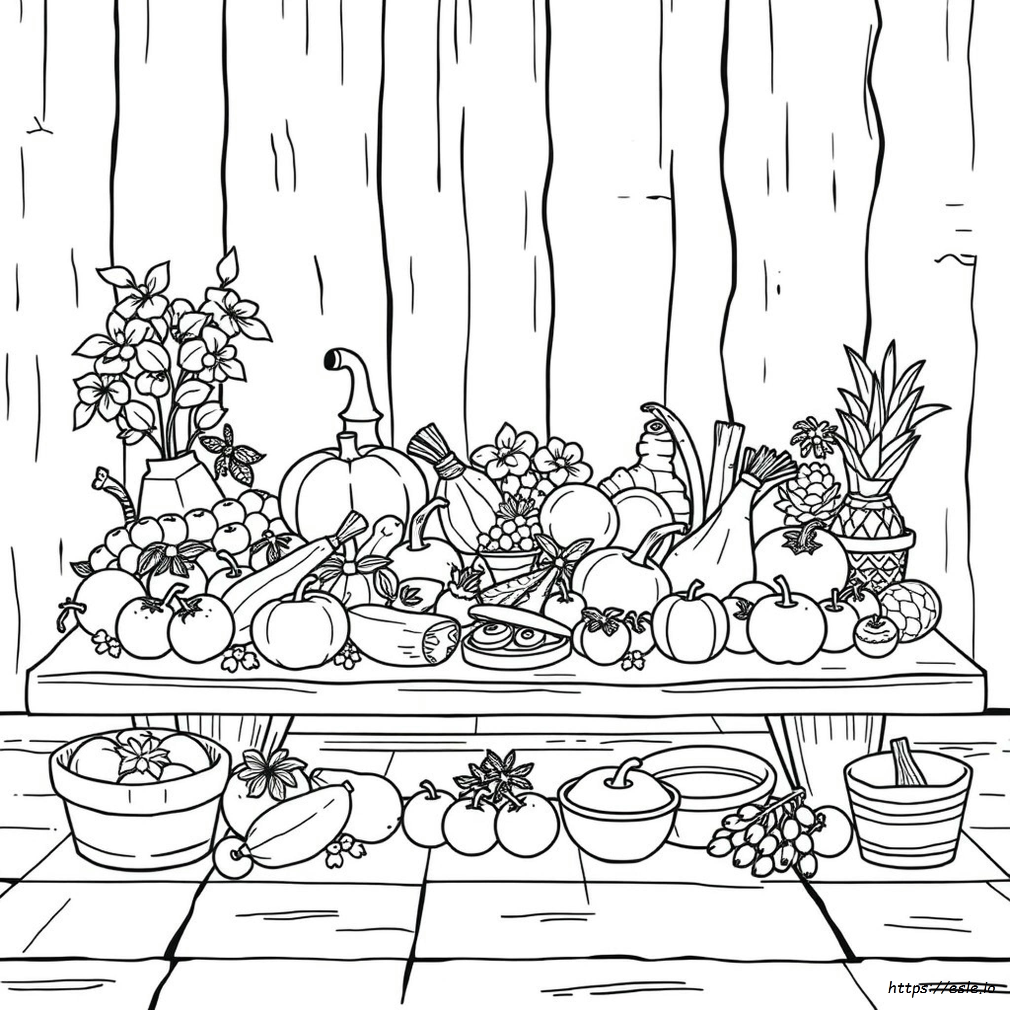 Coloring Pages For Adults Food