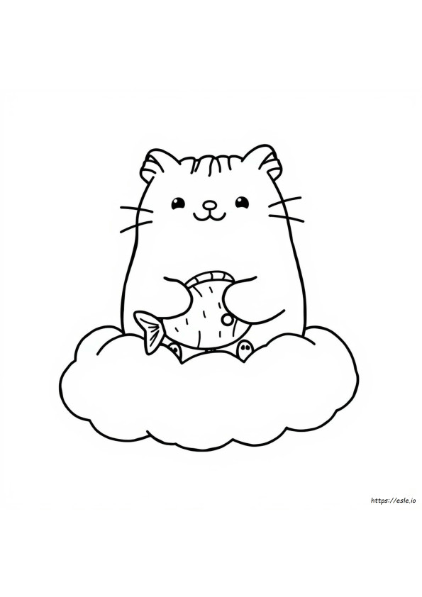 Pagine Da Colorare Del Simpatico Gatto Pusheen