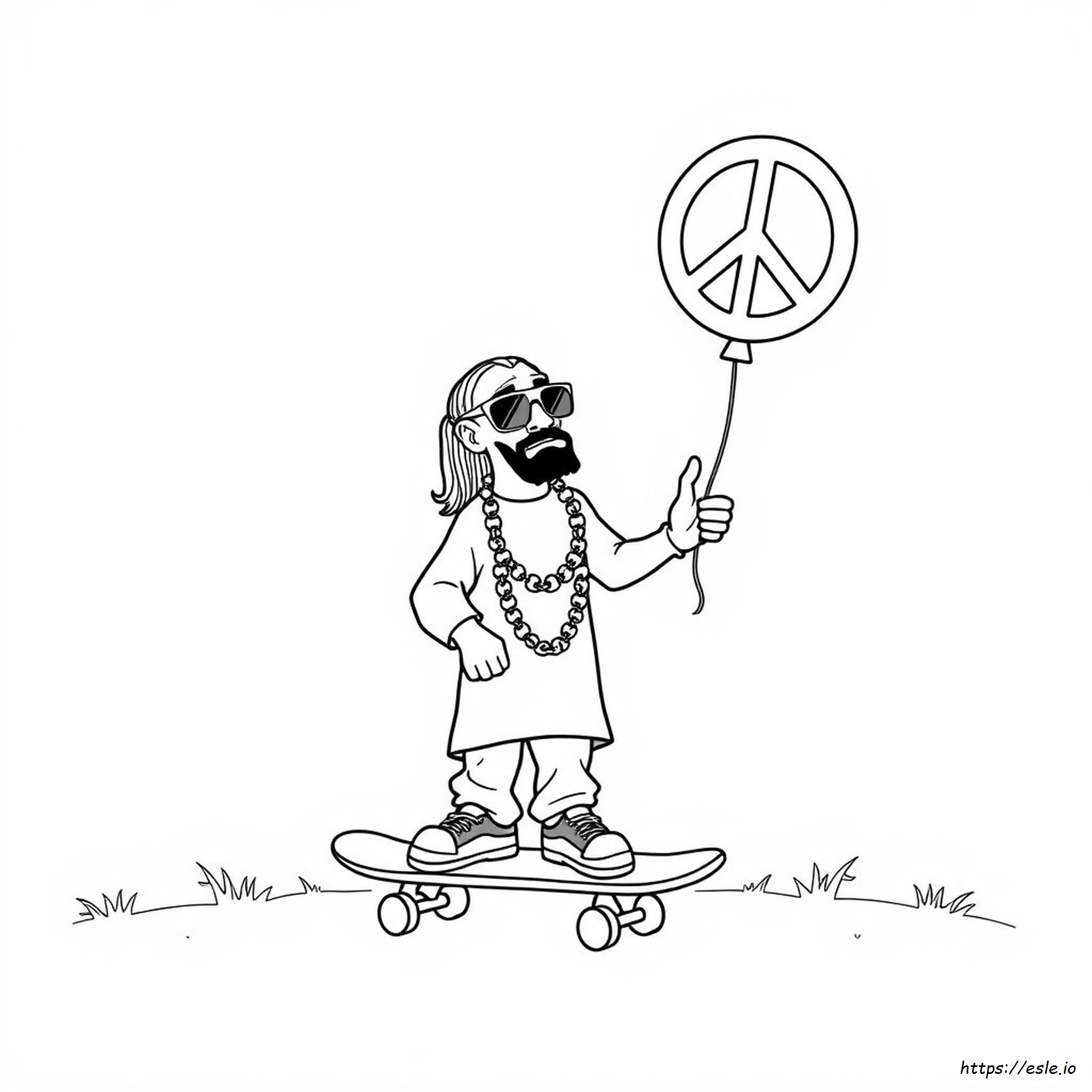 Dibujo De Snoop Dogg Para Colorear