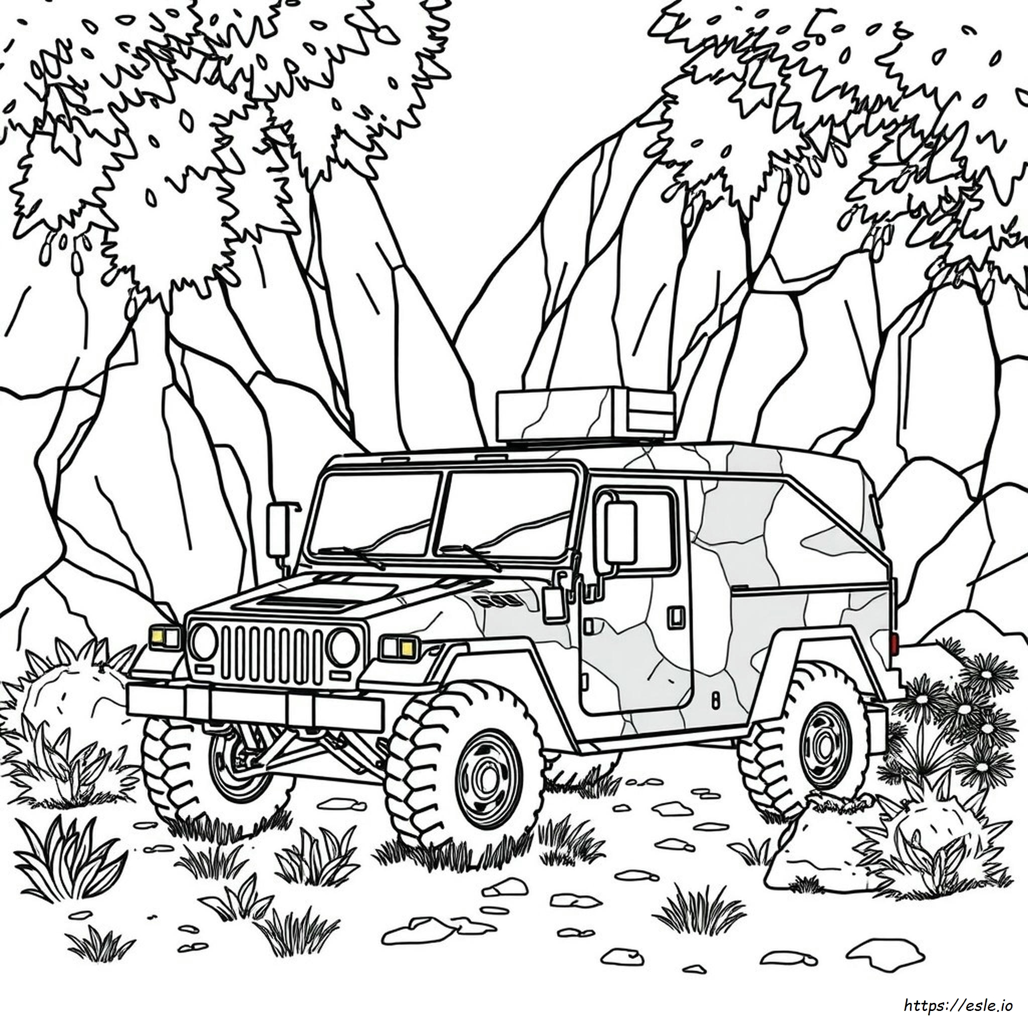 Coloriage Camouflage